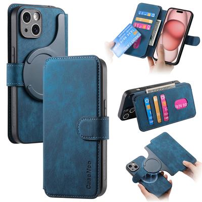 Wallet Card Slot Flip Holder Magnetic Case for Magsafe IPhone 15 14 13 12 11 Pro Max XS Plus XR Leather Mac Safe Cover
