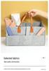 Large Felt Diaper Storage Tote Bag