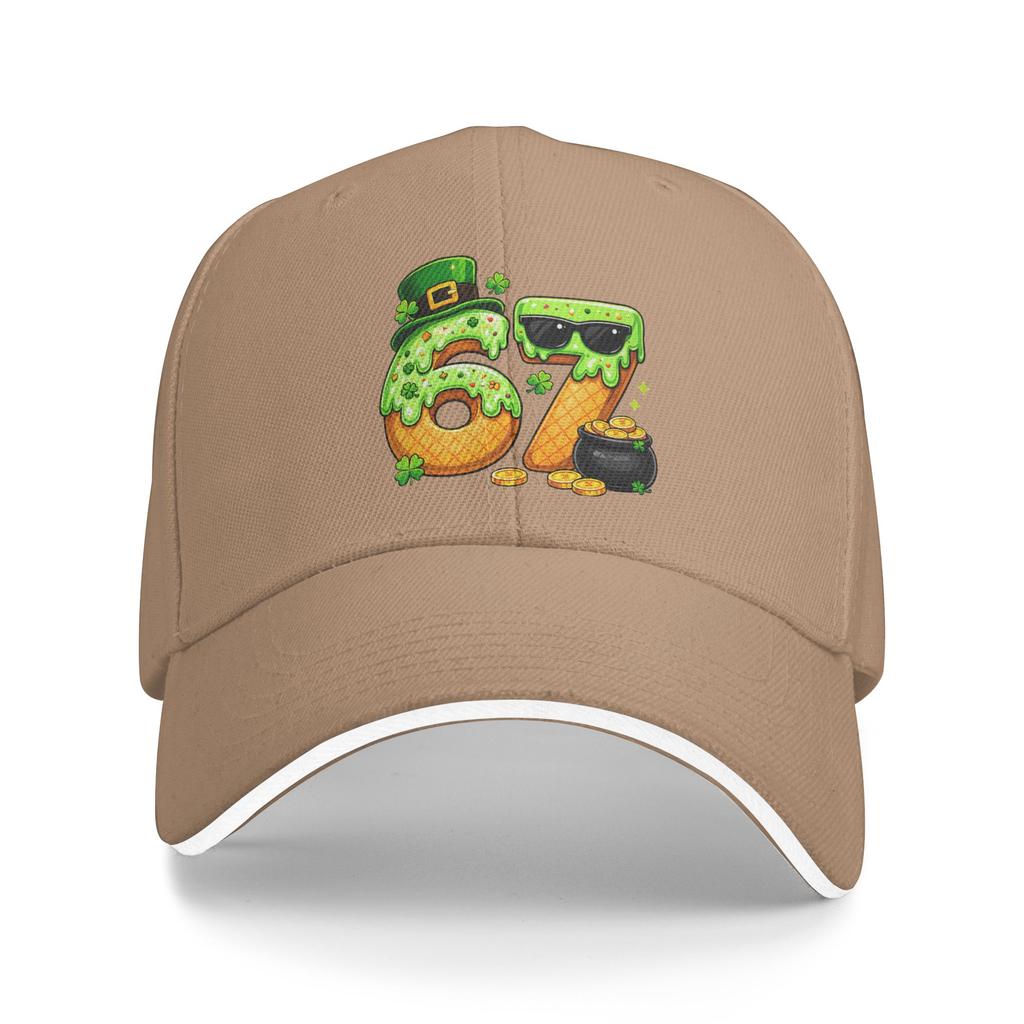 Summer Boys St Patricks Day 6 7 Six Seven 67 Shamrock Baseball Cap  Running Hippie Streetwear Print Trucker Hat Baseball Caps