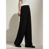 Juzza & Annacoco Women's Elegant Drape Wide-Leg Trousers