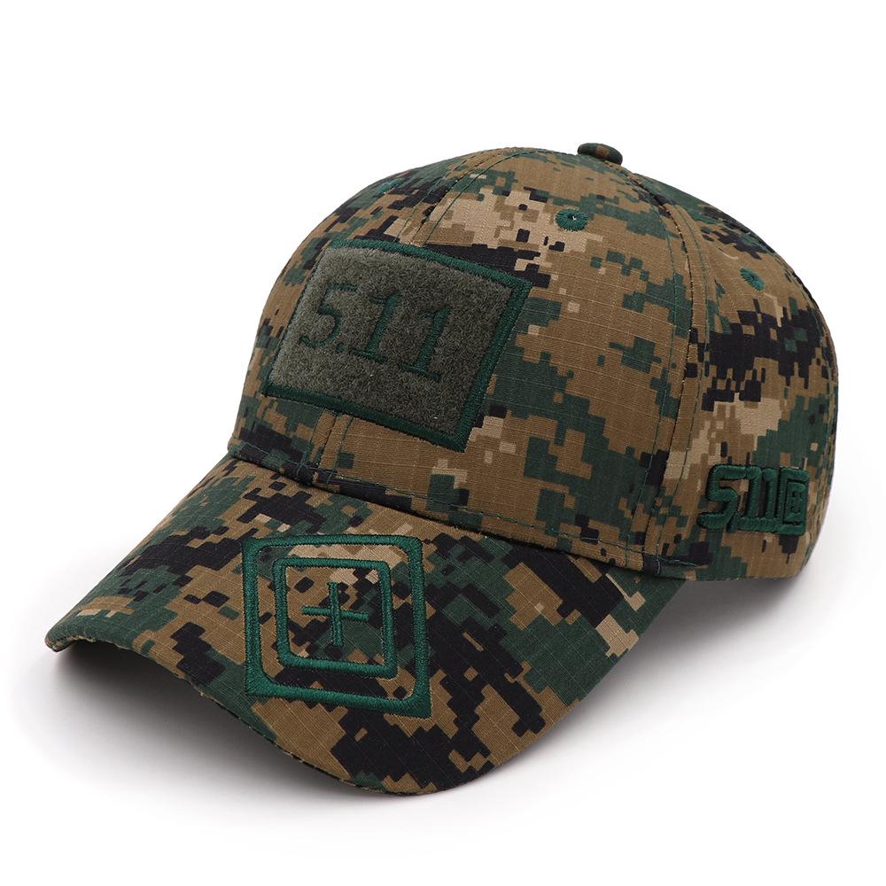 5.11 Velcro Tactical Camouflage Baseball Cap - Military Sports Hat
