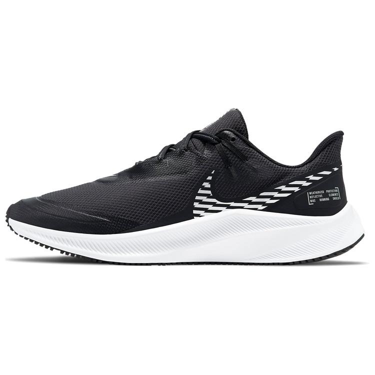 Nike Quest 3 Shield  Black Metallic Silver  Men s CQ8894-001 EU 44