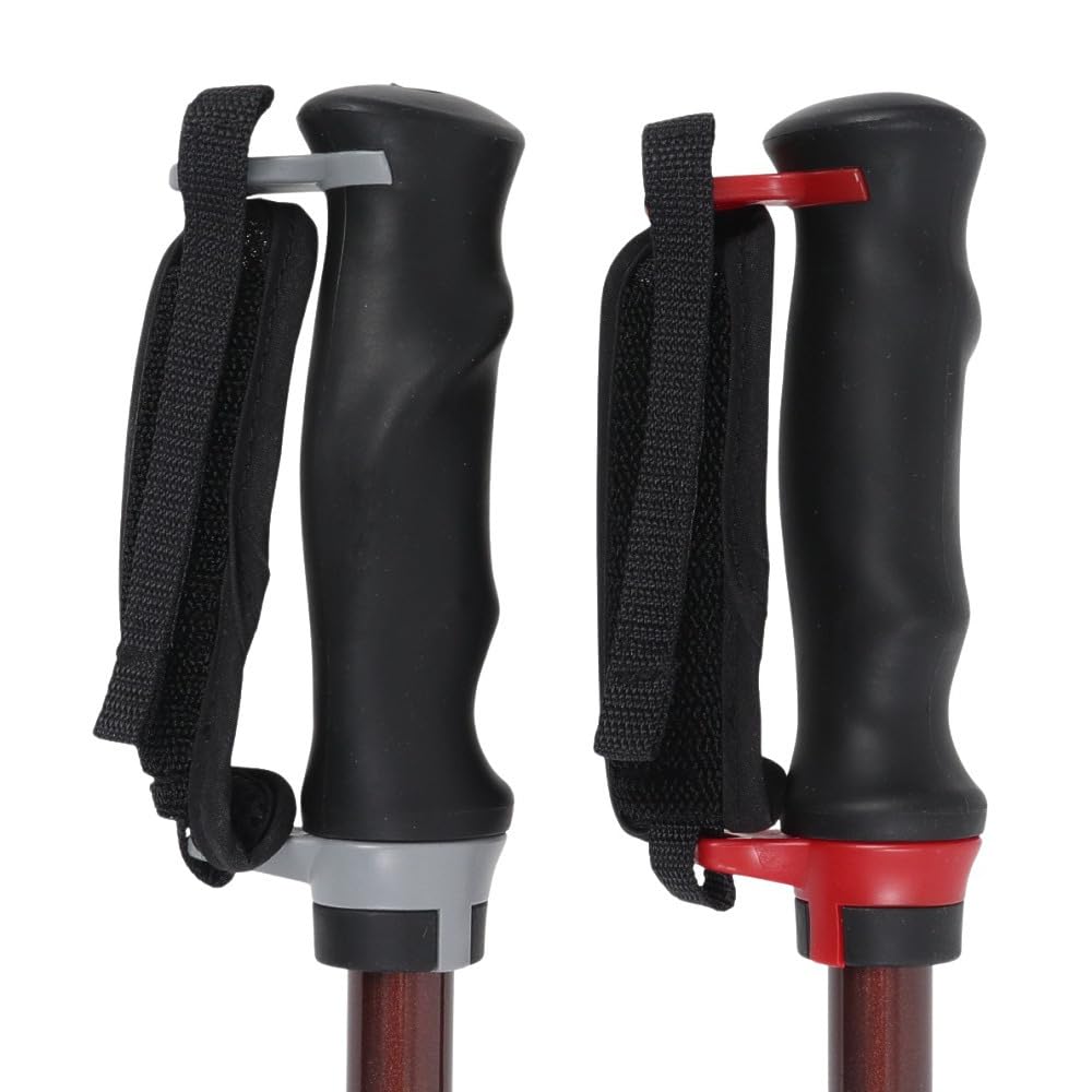 SINANO Sicherer Zweibein-Gehstock/Braun