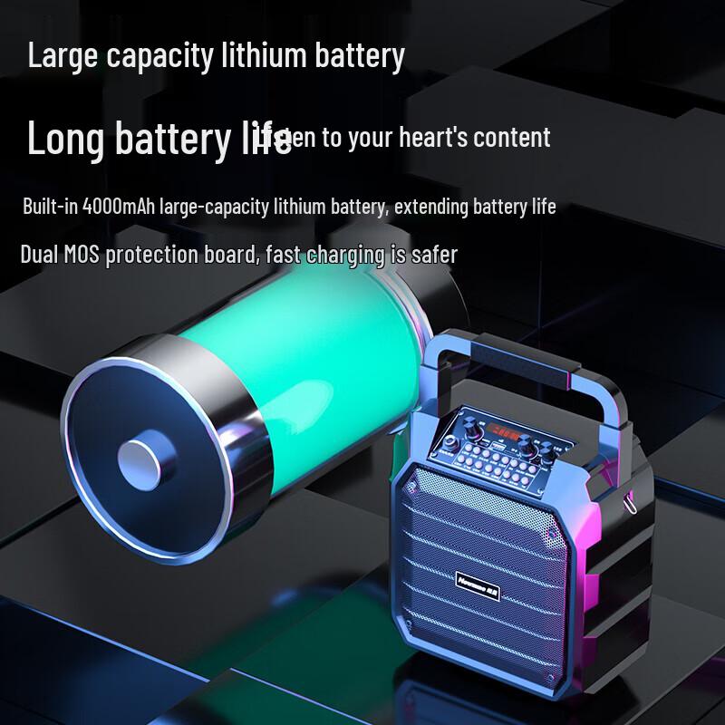 Newsmy K99 Portable Bluetooth Karaoke Speaker