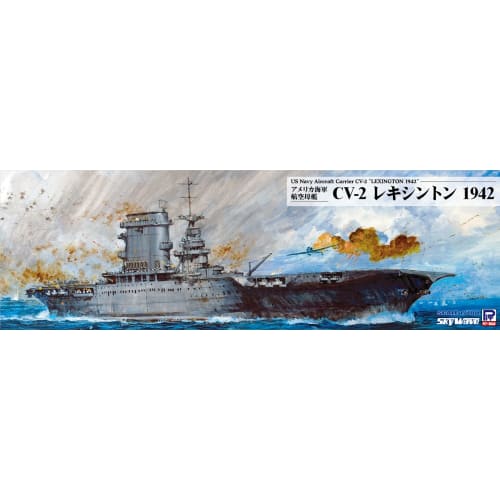 Pit Road 1/700 Skywave Series US Navy Aircraft Carrier CV-2 Lexington 1942 Plastic Model W234