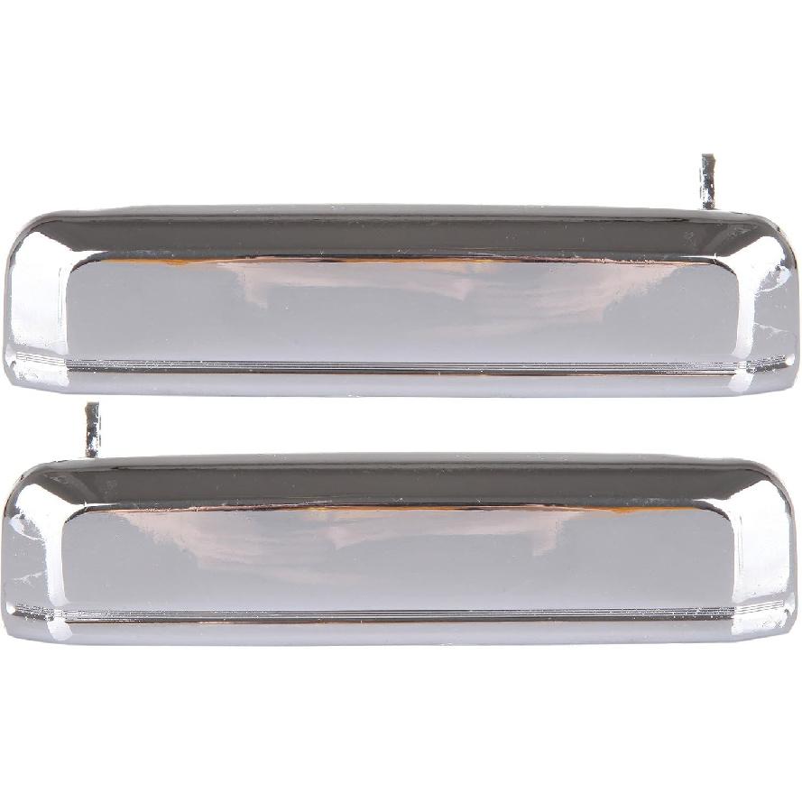 ECCPP 2Pcs Door Handle for 1995-1997 for Nissan Pickup Chrome Exterior Right Left Side