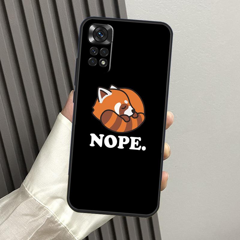 Red Panda Cute Animal Case For Xiaomi Redmi Note 10 11 12 Pro 8 9 Note 11S 10S Redmi 12C 9C 10A 10C Cover Shell