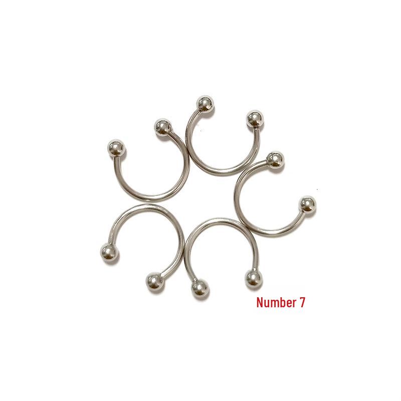 85-Piece Stainless Steel Body Piercing Jewelry Set: Nose, Ear, Tongue, Eyebrow Studs