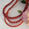 Women's Elegant Red Agate Beaded Choker Necklace: Retro, Luxurious & Versatile Fashion Accessory