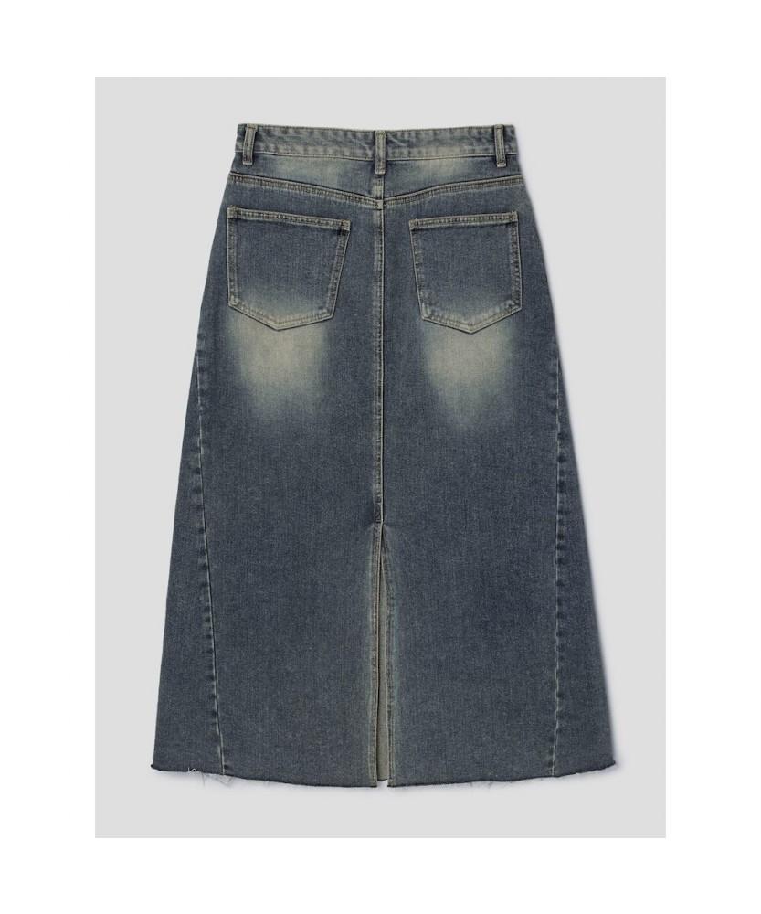8seconds Denim Maxi Skirt Sky Blue