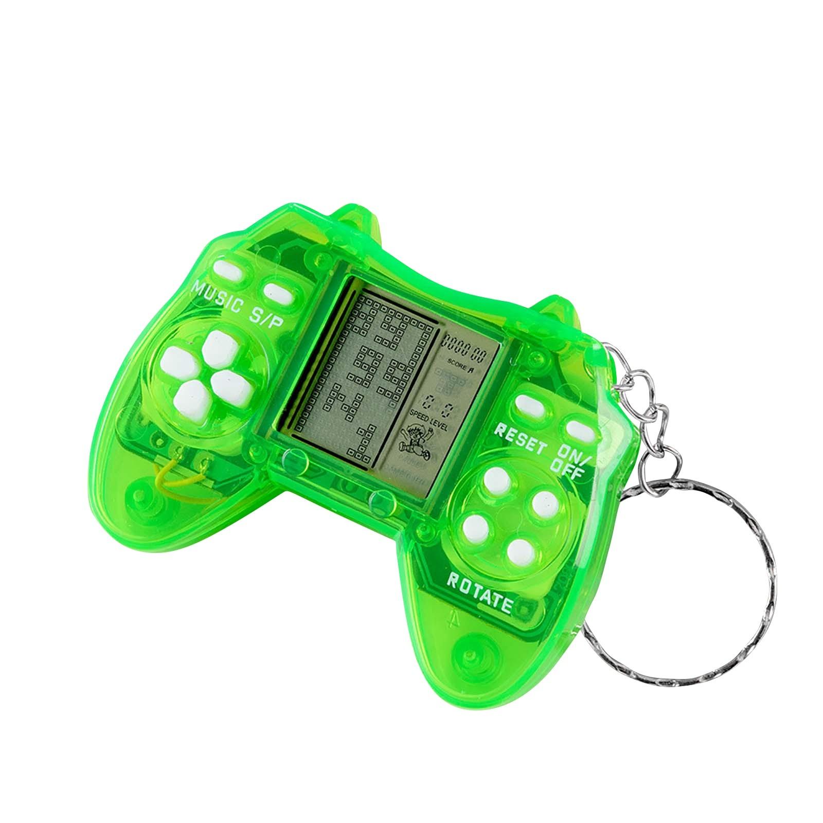 

Игровая консоль, ретро, ​​портативная электронная игровая консоль, брелок, подвеска One Size зелёный