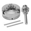 1 Set Z011 3-Backen-Drehfutter Selbstzentrierend Präzisionsspannzange Bohrer Zubehör für Holzbearbeitungswerkstatt Hobbyist Reparatur Fabrik