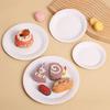 Disposable Paper Plate Set For Kid Diy Craft Art Activities With Round Shape For Classroom Use