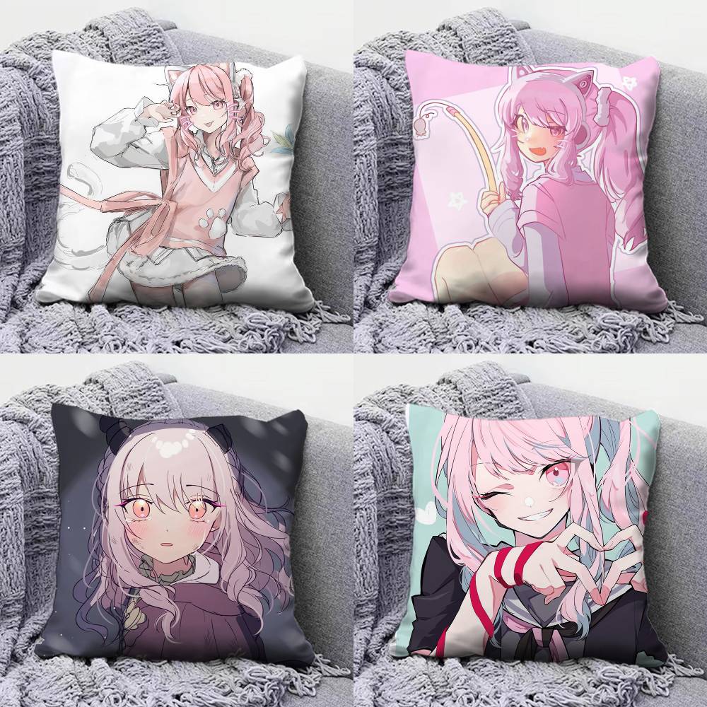 Akiyama Mizuki Pillow Covers Home Sofa Cushion Covers and Aecorative Custom