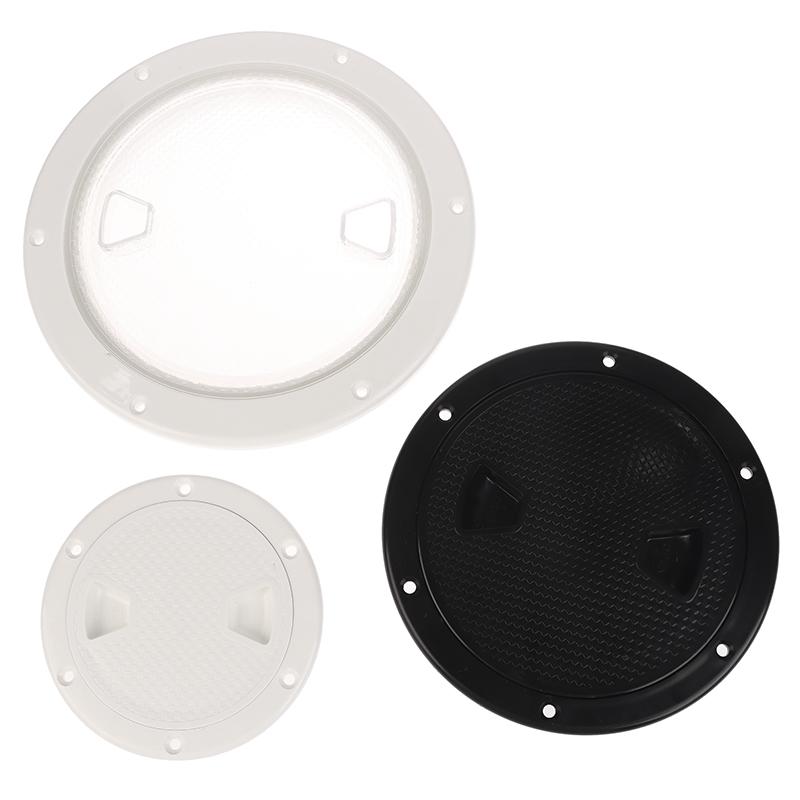 Capac rotund antiderapant pentru punte, 4/6/8 inch, pentru inspecția orificiilor de inspecție a trapei, pentru barca, pentru iahturi