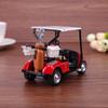 1/36 Model Play Vehicle Toys Mini Pullback Action Simulation Golf Cart Model Toy with Light Music Safe for Children Holiday Gift