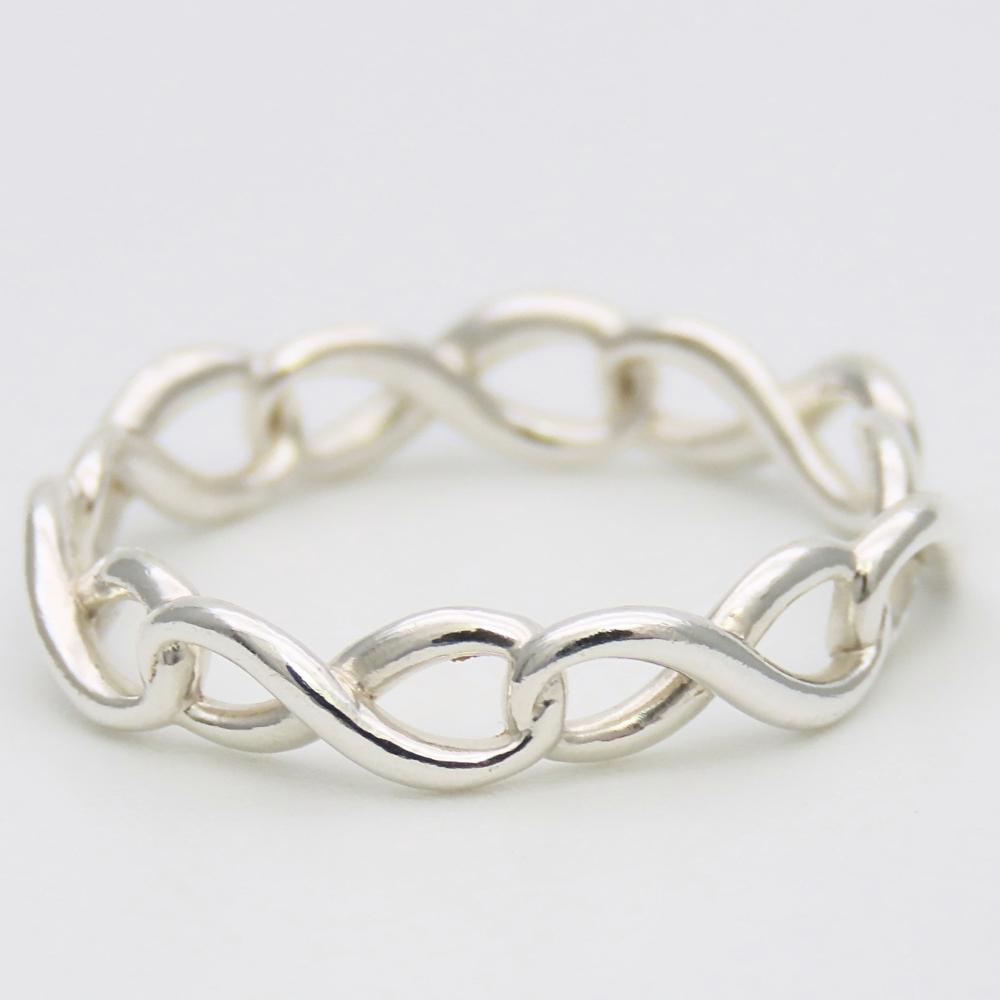 Used TIFFANY&Co. Ring Infinity EU#52.5 Silver925 1.55g Silver Accessories
