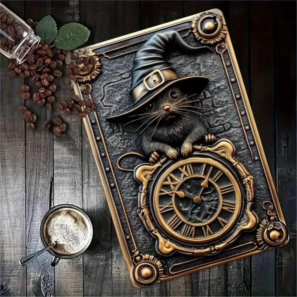 Mittelalterlicher Ritter Rüstung Metallschild, 3D Relief Wandkunst Dekor für Wohnzimmer, 20x30 cm