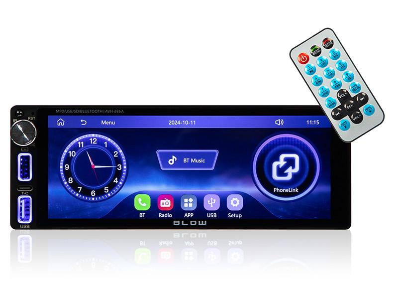 Auto radio AVH-686A 1DIN 7 collas
