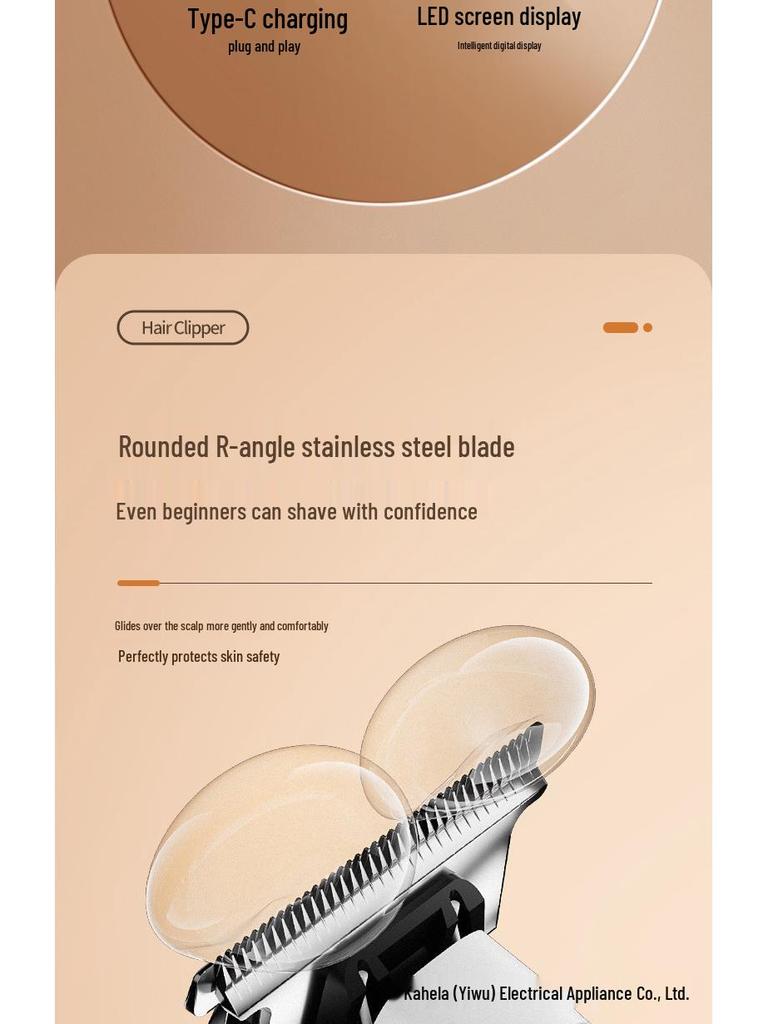 Pro Home Electric Hair Trimmer: Barber-Grade Clipper & Shaver