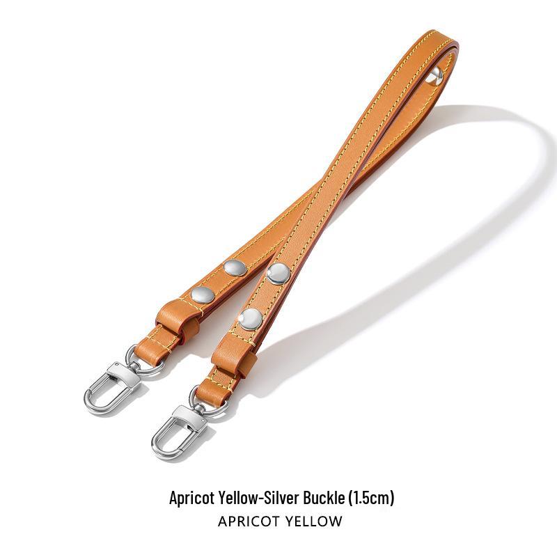 MHS-C-38 Adjustable Three-Speed Brown Women's Underarm Bag with Rivet Shoulder Strap, 26 Wash Bag Transformation.