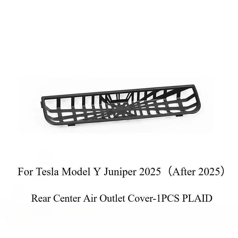 For Tesla Model Y Juniper 2025 Under The Seat Air Outlet Protection Cover Net Rear Air Conditioning Outlet Mesh Car Accessories