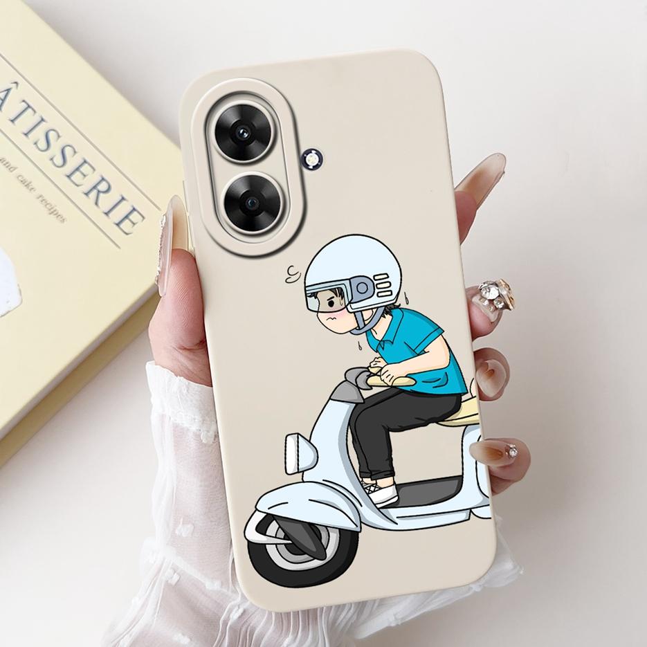 Für Realme Note 60 Hülle Luxus Kunst Bemaltes Cover Stoßfest Weiches Silikon Handyhülle Für Realme Note 50 Note50 Note60 Rückseite