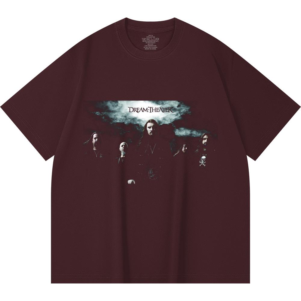230 g/m² 100% Baumwolle Heavy Metal T-Shirt Rockband Beliebte Musik Druck Unisex Schweres Baumwoll-T-Shirt