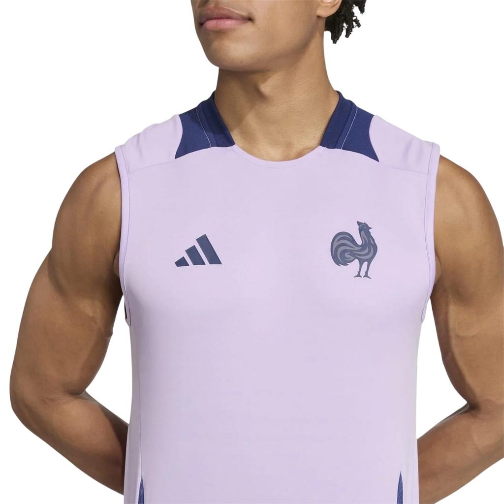 France Mens World Cup 2025 Adidas Rugby Vest Top