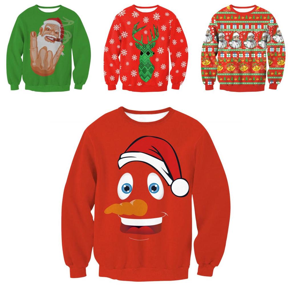 Classic Mens Christmas 3d Printed Hoodie With Polyester Fabric For Holiday Celebrations