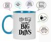 Inkdotpot Little Things Make Big Days Encouragment Motivational Positivity Vibes Quotes Birthday Gift For Employee Boss Coworkers  - 11Oz