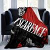 1pc Scarface-Inspired Home Decor: Cozy Flannel Blanket, Perfect Gift for Bedroom, Living Room, Travel, Camping, Car, Beach, Office Naps, Ideal Sofa Th