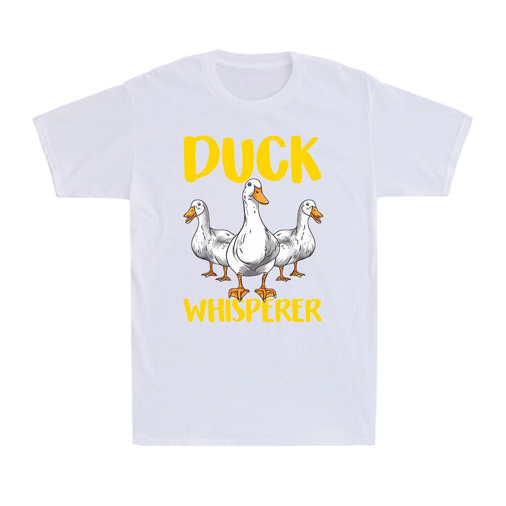 Duck Whisperer Ducklings Farmer Funny Duckoholic Duck Lover Gift Men s T-Shirt S