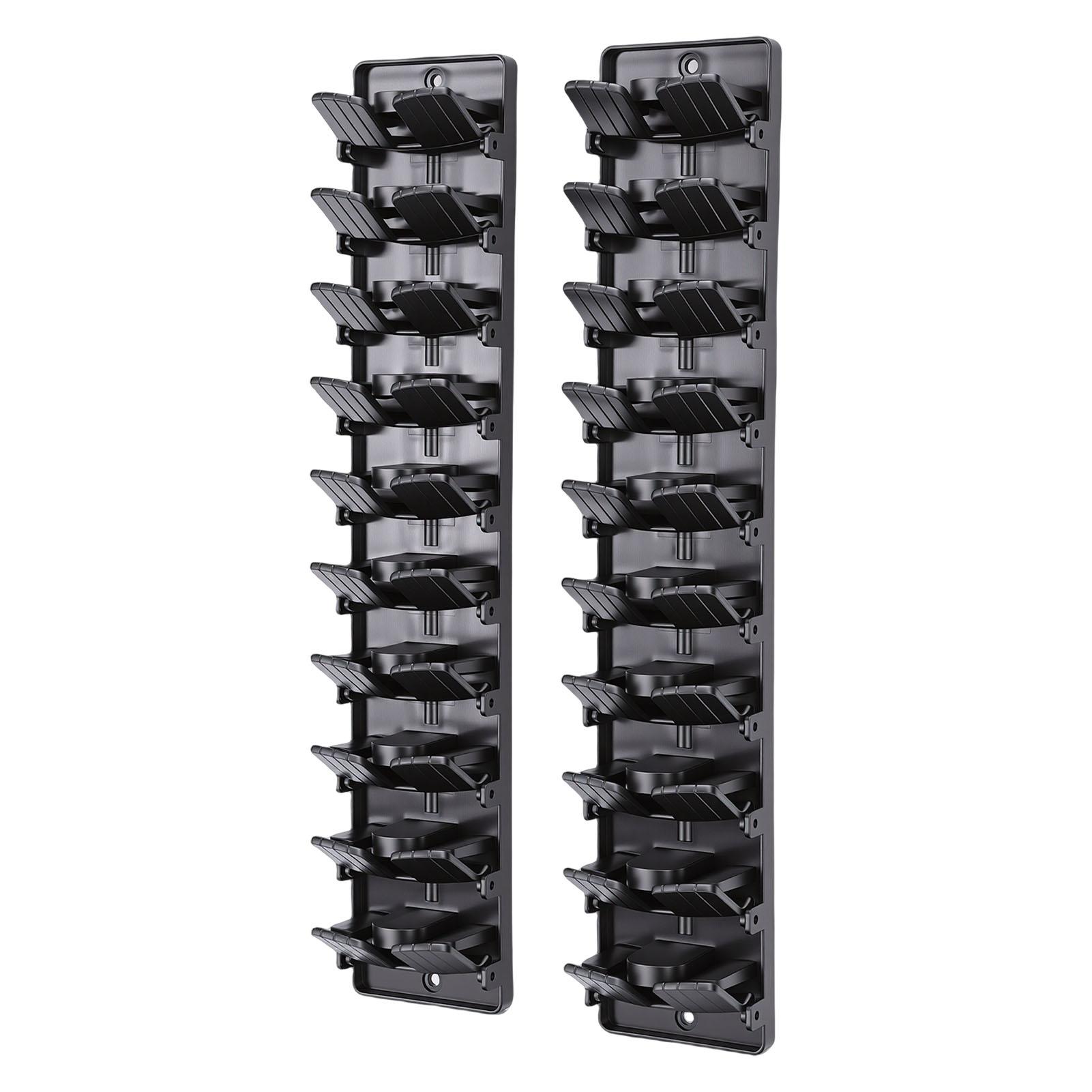 

2pcs Wall Hat Organizers ABS Space Saving Stable Wall Hat Holders for 40 Baseball Caps Type 2