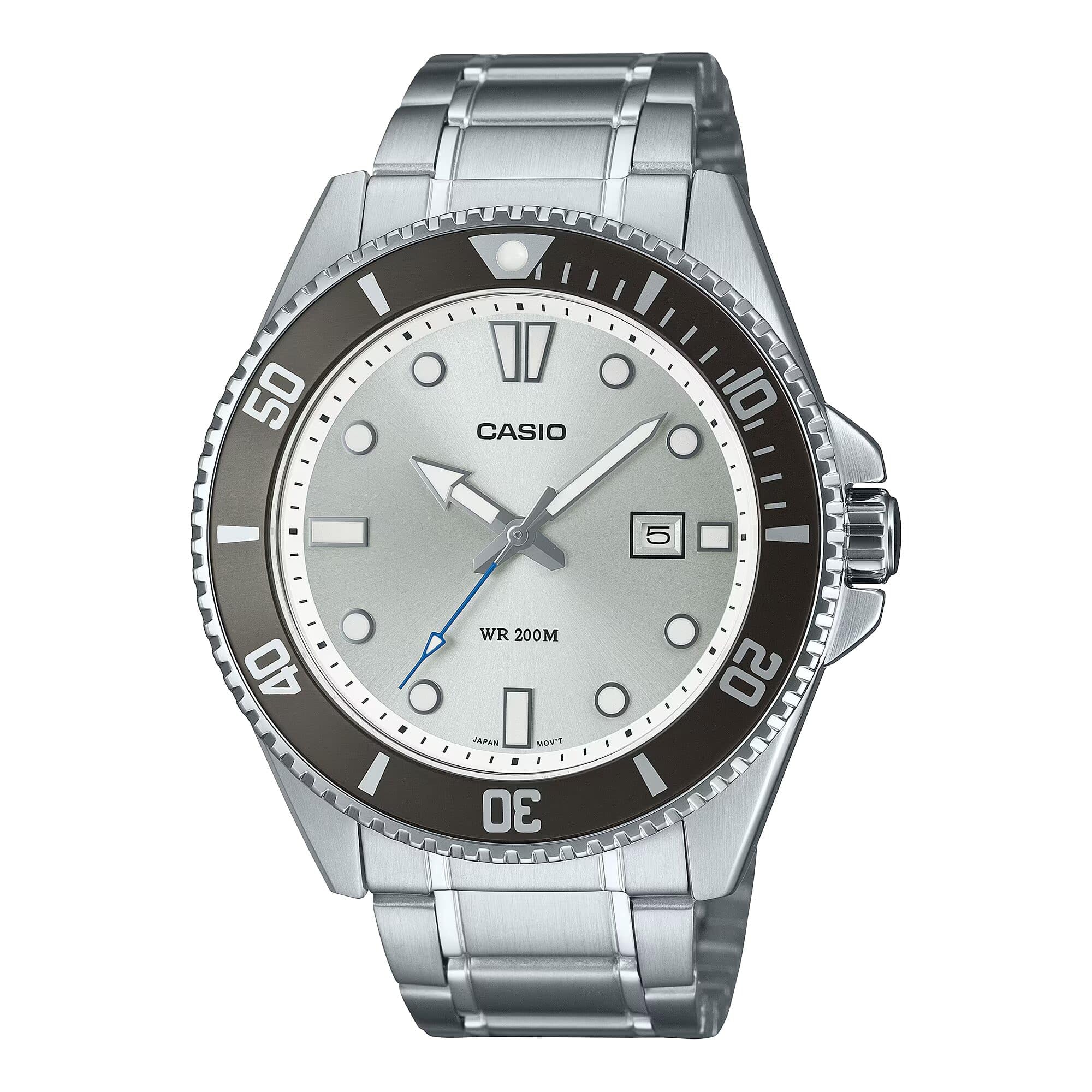 

CASIO Серебряные часы MDV-107D-7AVDF Мужские