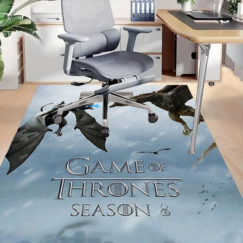 1pc Game of Thrones Season 8 Carpet, for Home & Office Decor, Desk Chair Carpet, Festive Gift,Conference Room CarpetL1237