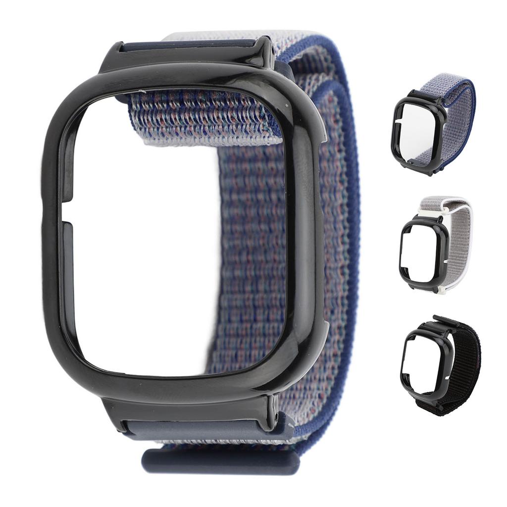 Ersatz-Nylon-Armband Hautfreundlich Schnellverschluss Nylon Smartwatch-Armband Kompatibel für Watch