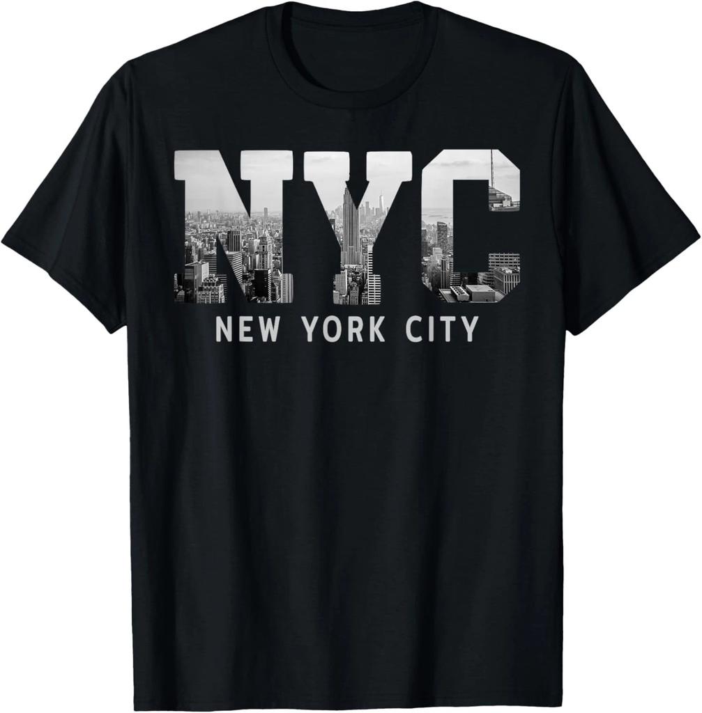 NYC New York City Skyline Souvenir T- Shirt