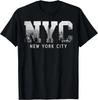 NYC New York City Skyline Souvenir T- Shirt