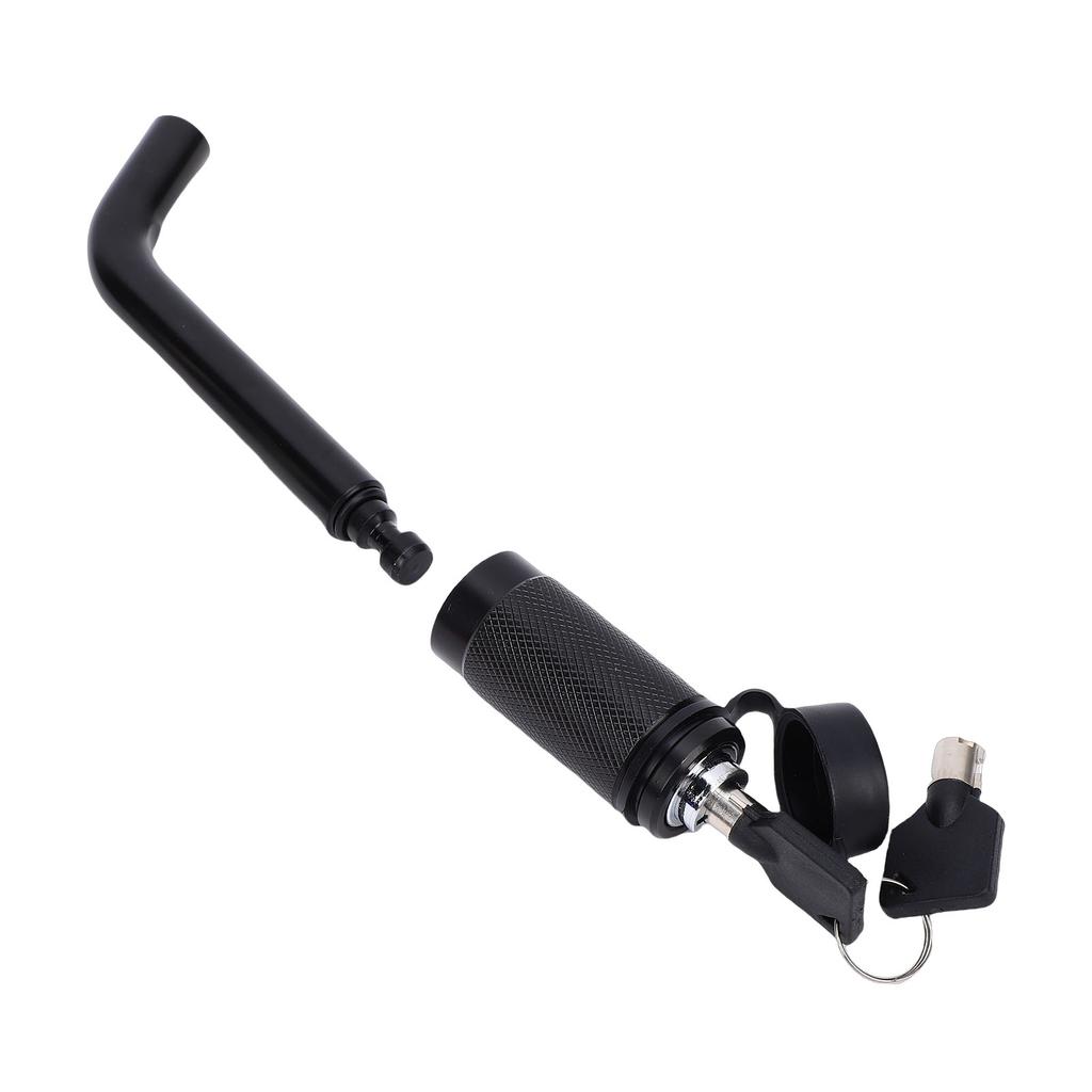 Trailer Hitch Receiver Lock Diameter 5 8 Inch Bent Pin Anti Theft Carbon Steel Hitch Pin Lock for 2 Inch and 2 1 2 Inch