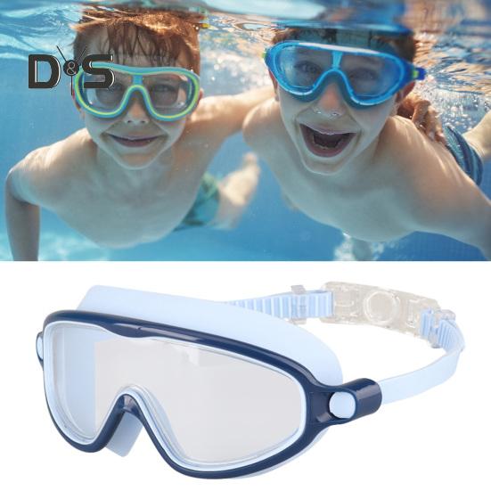 Okulary do pływania z zestawem słuchawek dousznych, regulowana konstrukcja, wodoodporne, przezroczyste, przeciwmgielne, okulary do pływania dla dzieci