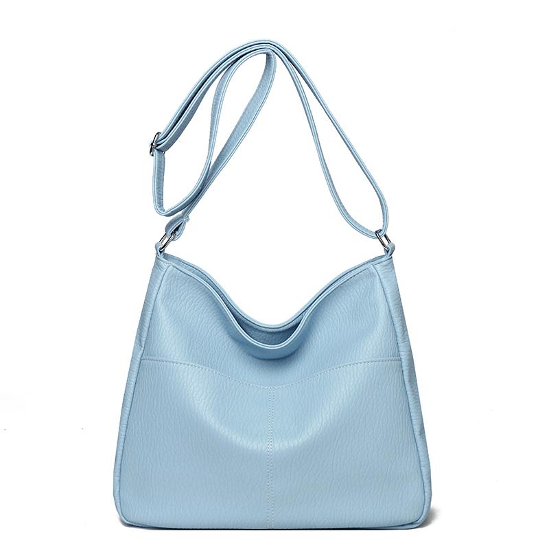 Women Soft PU Leather Hobo Crossbody Bag, Large Capacity Casual Shoulder Purse, Lightweight Adjustable Strap Tote Bag for Daily Travel Work