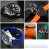 Classic Arc Mouth Watchband 22mm 20mm for Mido Casio EFR-303 ECB900 Citizen Longines Omega Rubber Silicone Watch Band Waterproof
