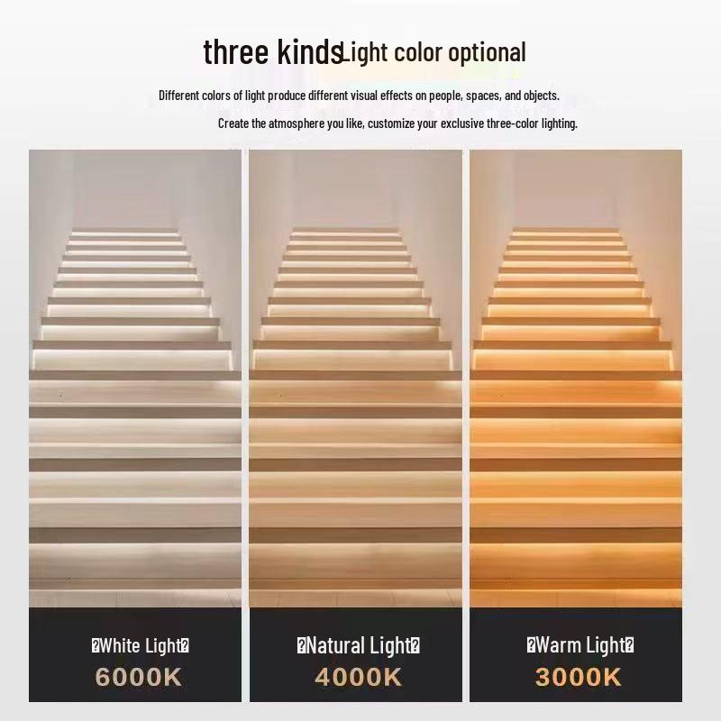 

Розумна світлодіодна накладка на сходи з ефектом біжучої води 10 steps (APP control)