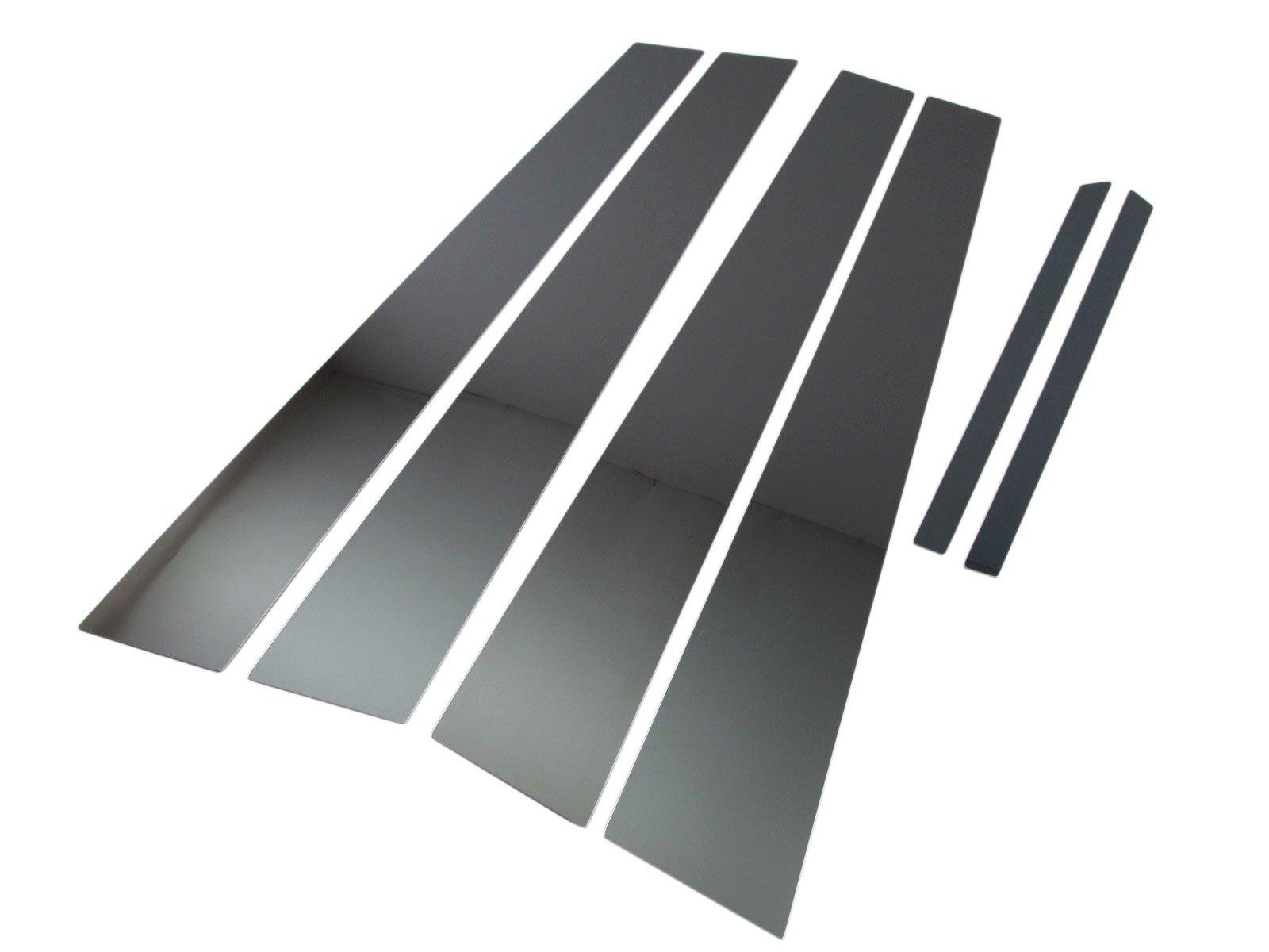 

BRIGHTZ Crown 180 Series Super Mirror Black Plated Pillar Panel Cover 6PC for No Visor 4987 [PIL-BLA-174]