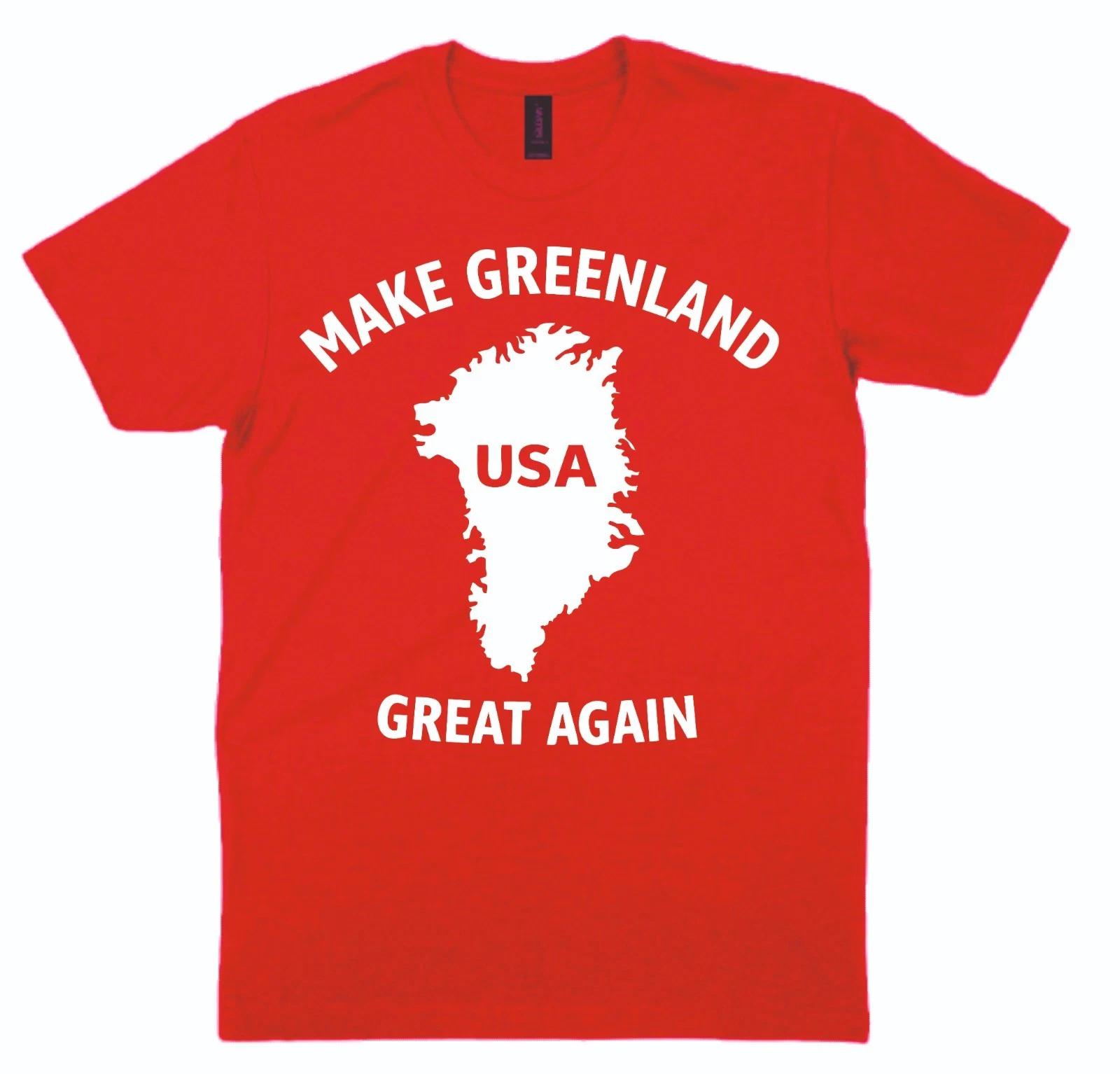 

Make Greenland Great Again T shirt Political Trump Denmark Minerals USA 4XL