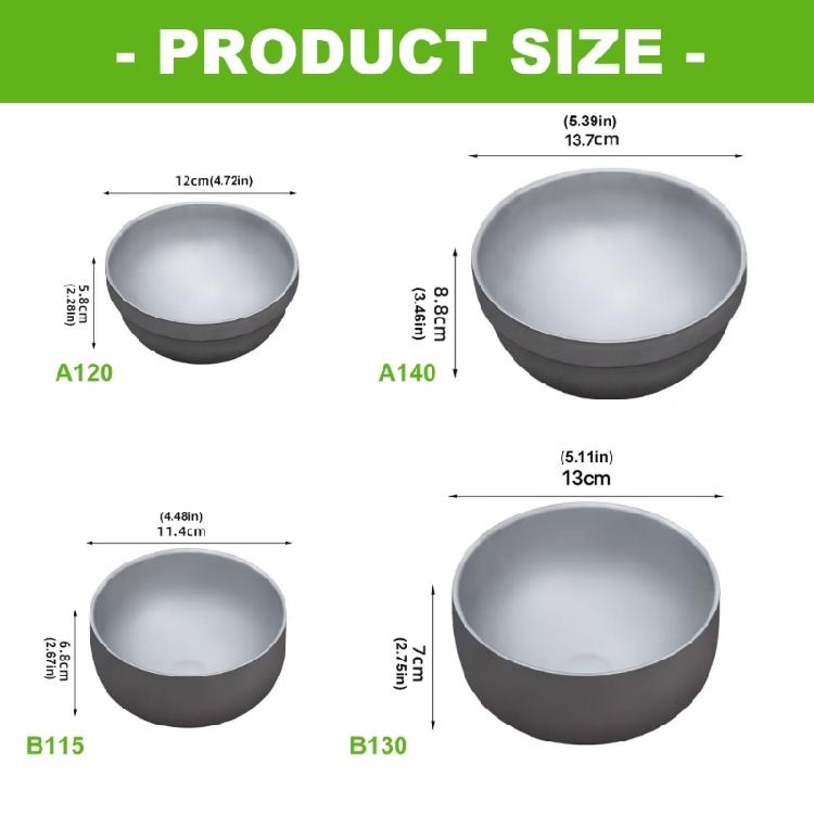 Camping Tableware Stainless Steel Bowl Easy Maintenances Impacts Resistant for Hiking and Backpacking Stackable Bowl