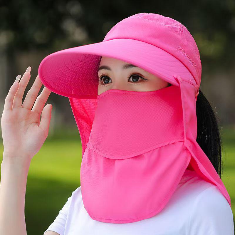 Women's Outdoor UV Protection Hiking Hat with Neck Shield