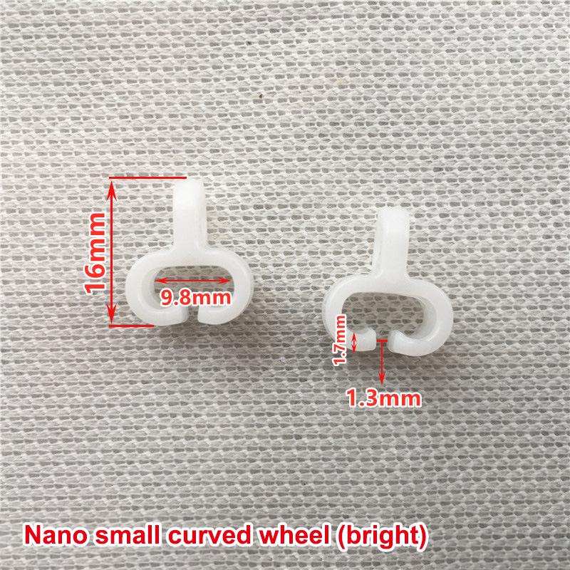 

20 шт. Т-образная пластиковая пряжка для карниза, крючок для карниза для бусин, аксессуары для фурнитуры, украшение для окна