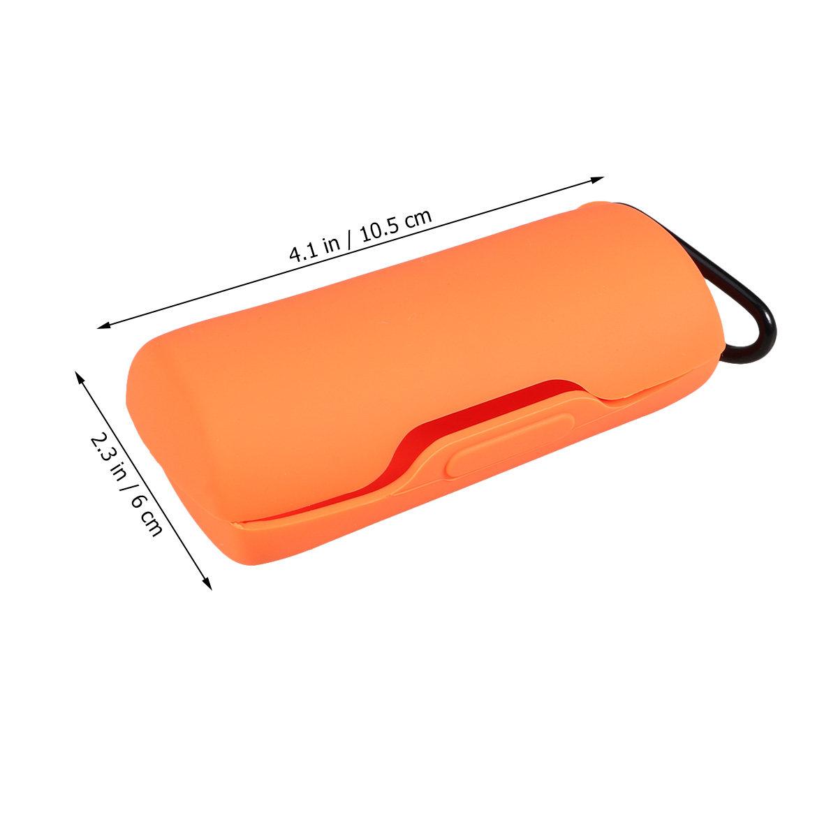 Silicone Wireless Headset Case Orange Scratch Resistant Shockproof Full Cover Protective Case for Free Wireless оранжевый